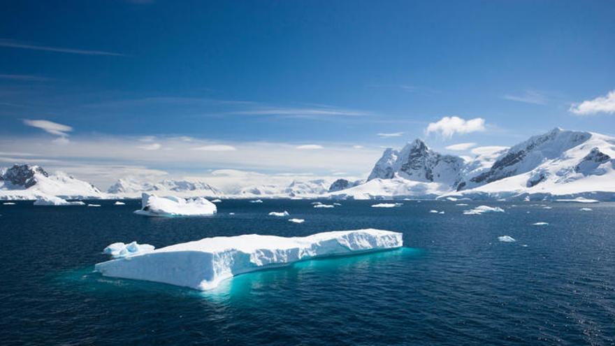 Hielo antártico.