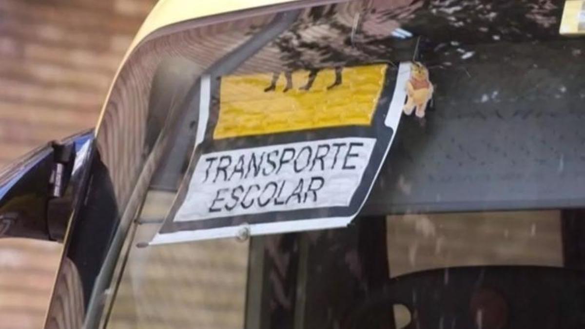Vehículo de transporte escolar, en una imagen de archivo.