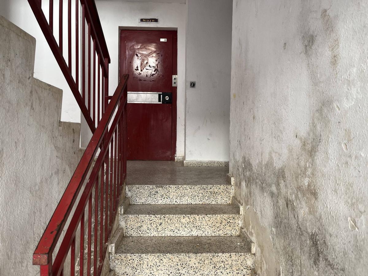 FOTOGALERÍA | Vecinos del antiguo edificio de la Guardia Civil en Suerte de Saavedra muestran el estado del inmueble