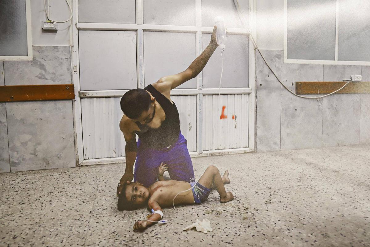 Les imatges de l'exposició fotogràfica de Gaza