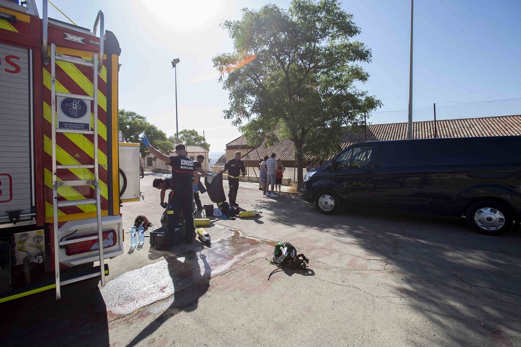 Encuentran muerto a un vecino de Lorca desaparecido encajado en el hueco entre dos casas