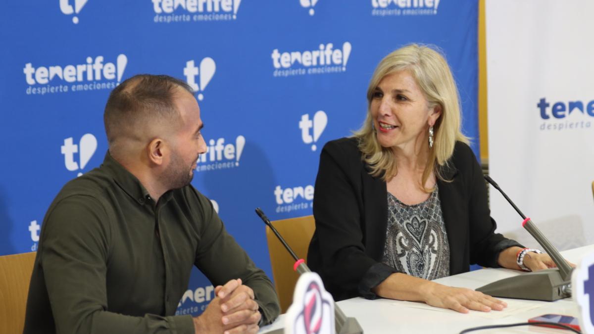 El presidente del club, David Martín, y la consejera de Deportes, Yolanda Moliné, dieron los detalles de la Supercopa.