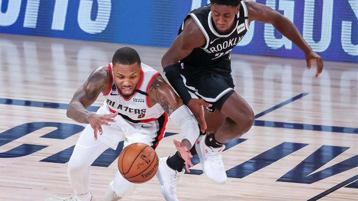 Resumen del Brooklyn Nets - Portland Trail Blazers (133-134)