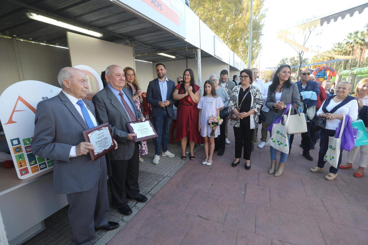 Momento del reconocimiento a Cuadros y Argenti.