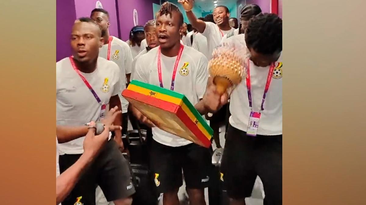 ¡Qué el ritmo no pare! Así llegó Ghana al estadio antes del encuentro ante Portugal