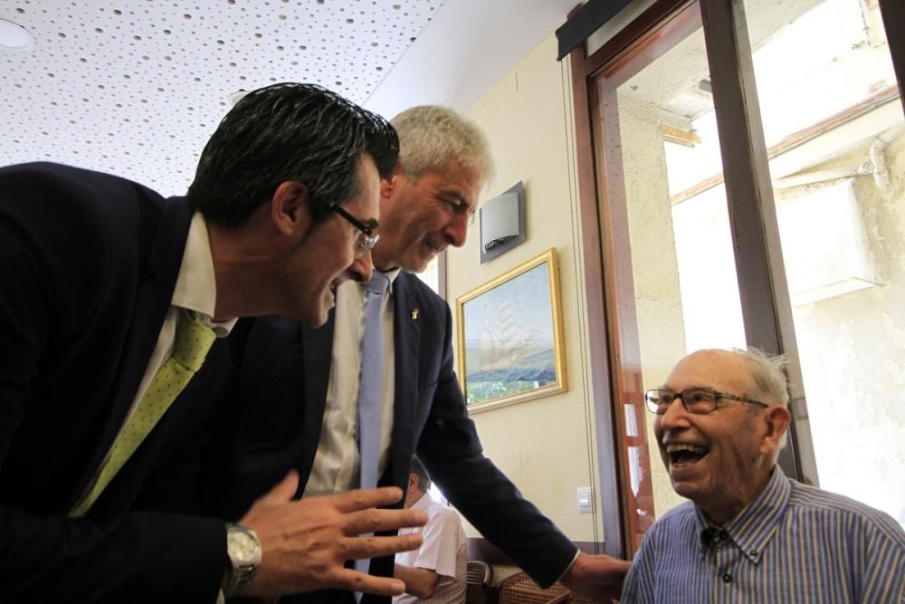 L’home més longeu de Blanes, Joaquim Illas, celebra el seu 108è aniversari