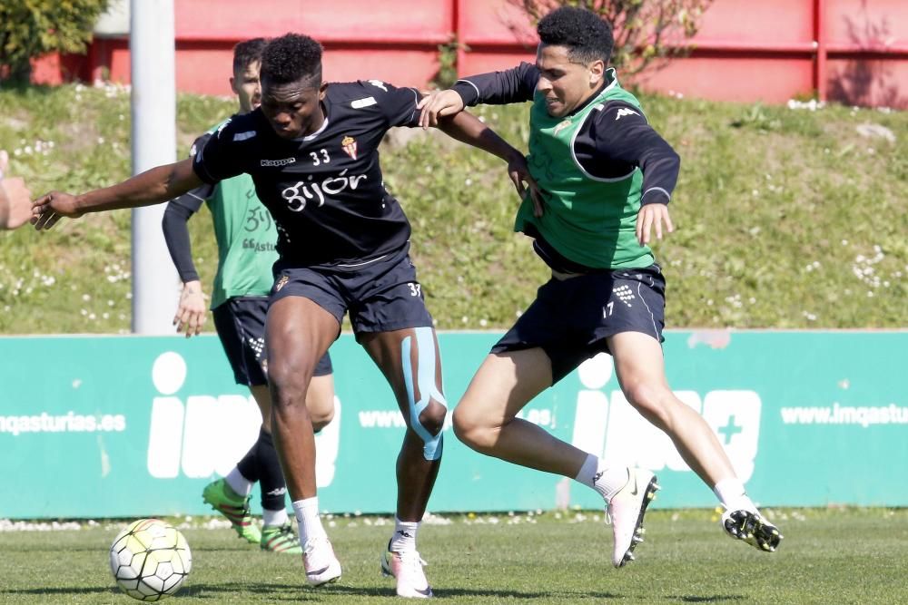 Entrenamiento del Sporting