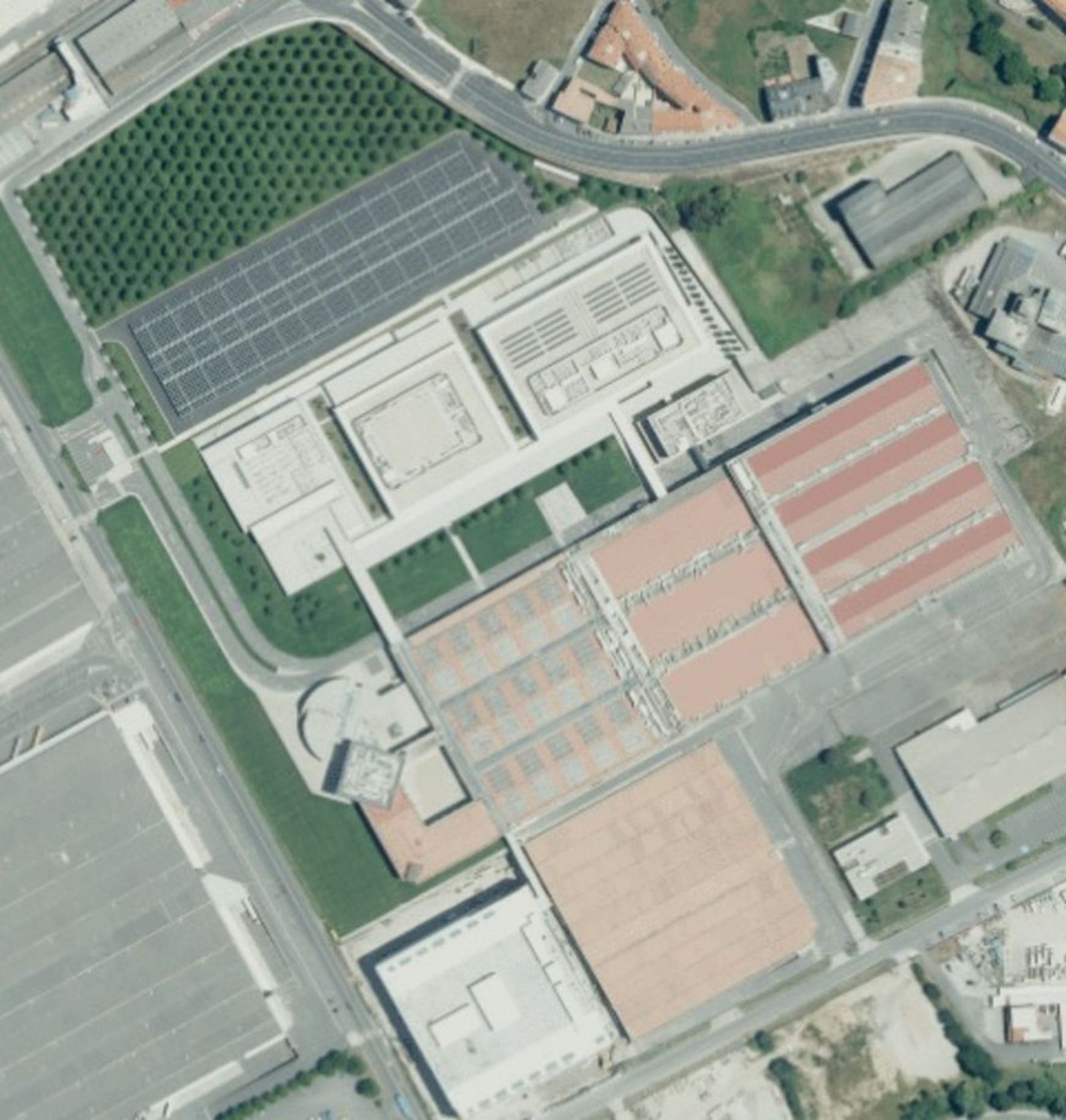 Vista aérea de la sede de Inditex, en 2020.   | // LA OPINIÓN