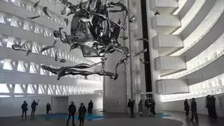 Los últimos visitantes de la Torre del Agua antes de su reconversión: "Hemos venido el último día y vendremos el primero. Emociona"