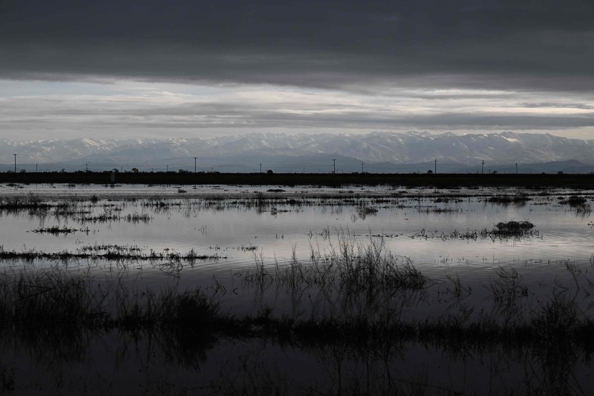 Inundaciones en el condado de Tulare, en California