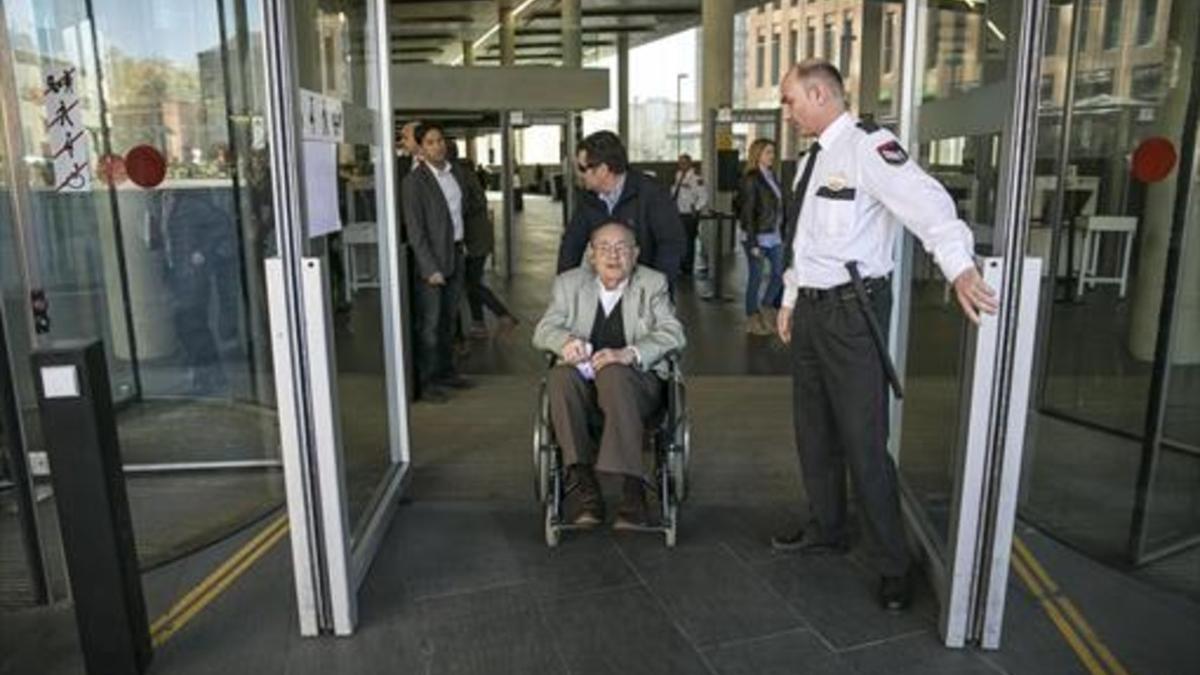 Fèlix Millet abandona la Ciutat de la Justícia en una jornada del juicio.