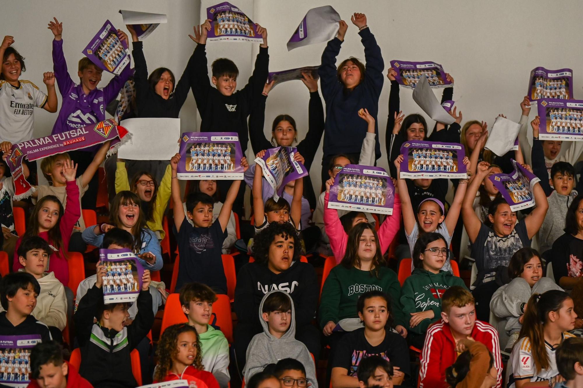 1.500 niños de Calvià disfrutan con el Mallorca Palma Futsal