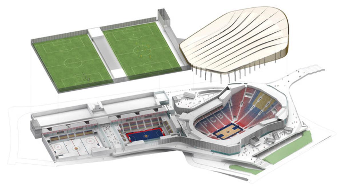 Los detalles del nuevo Palau Blaugrana