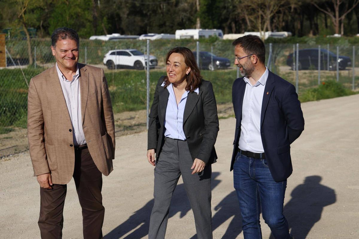 Sant Gregori. Depuradora EDAR. La consellera Silvia Paneque inaugura la nova planta depuradora.