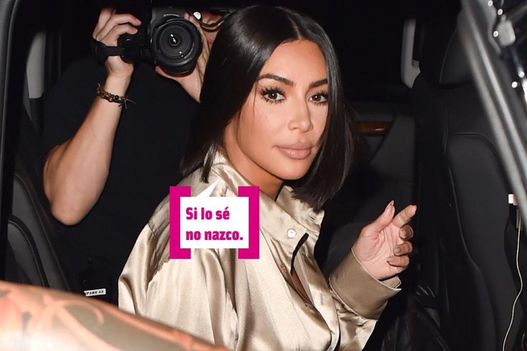 Kim Kardashian potando