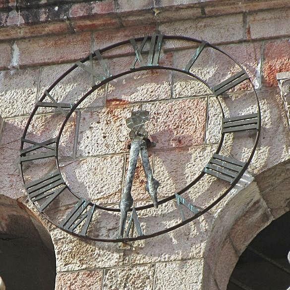 Detalle del reloj.
