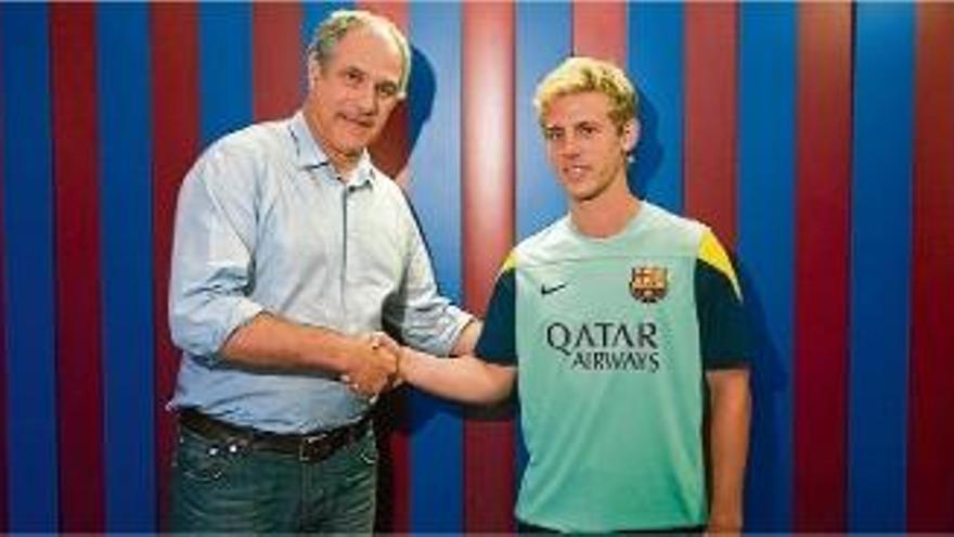 El Barça presenta l&#039;exgironí Dani Nieto