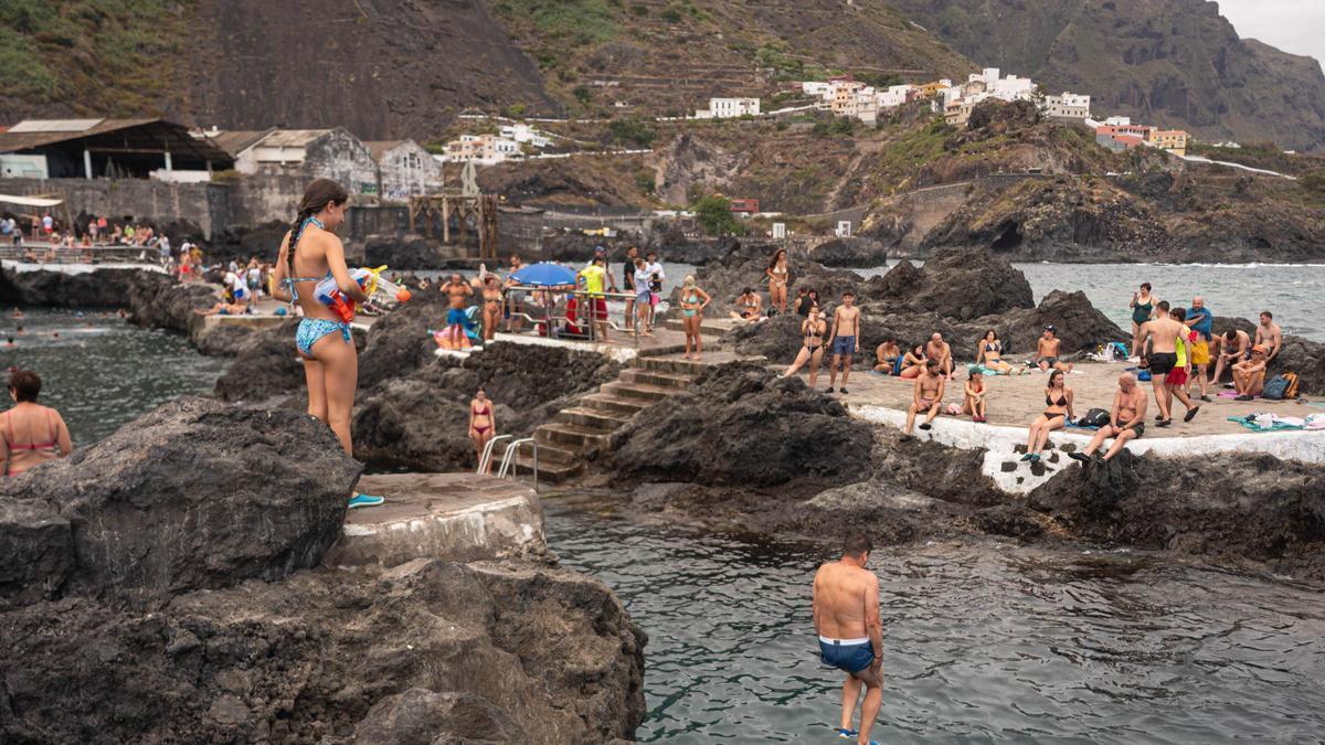 Imagen de las piscinas naturales de El Caletón, en Garachico