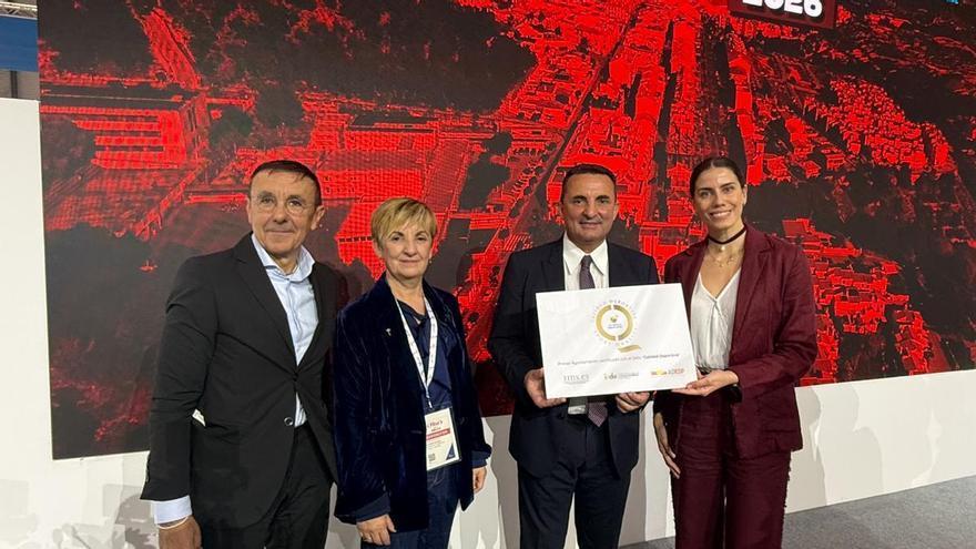 La Nucía recibe el 'Sello Calidad Deportiva' en FITUR