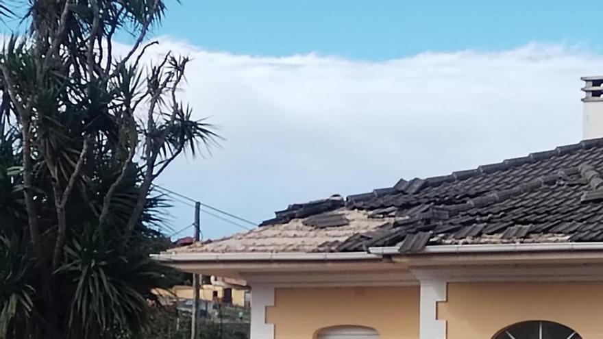 Alerta en Gozón y Carreño tras el paso de un tornado que ha dejado varios daños