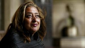 La arquitecta Zaha Hadid. 