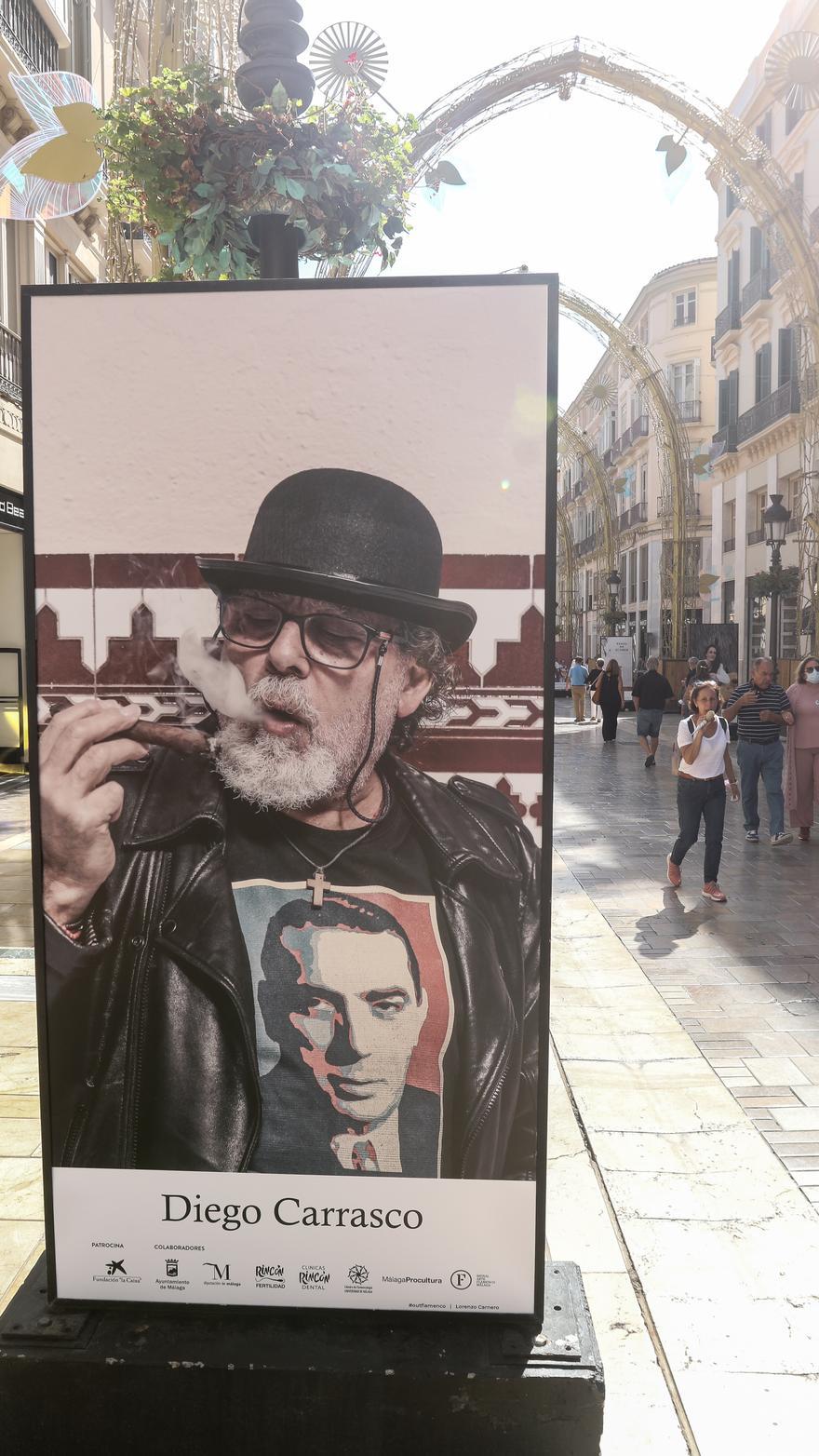 Fotos de la exposición 'Out Flamenco' de la calle Larios