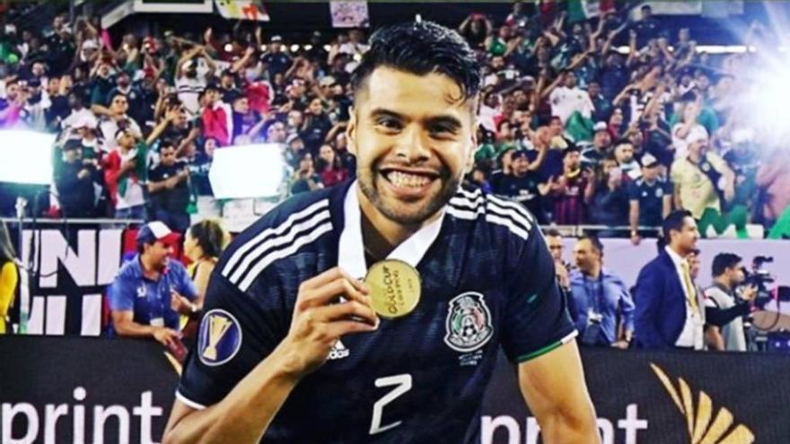 Néstor Araújo, tras conquistar la Copa de Oro con México.