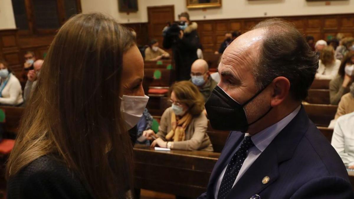 María Álvarez e Ignacio Villaverde. | L. MURIAS