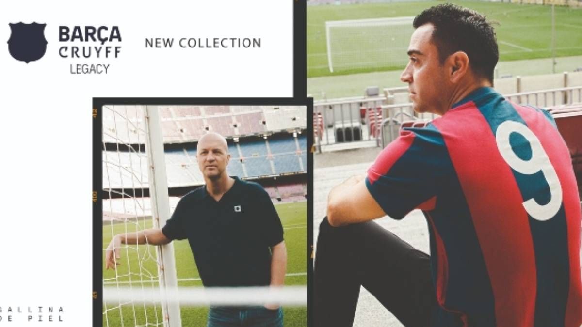 Cruyff, de nuevo muy presente en una nueva colección de ropa del Barça