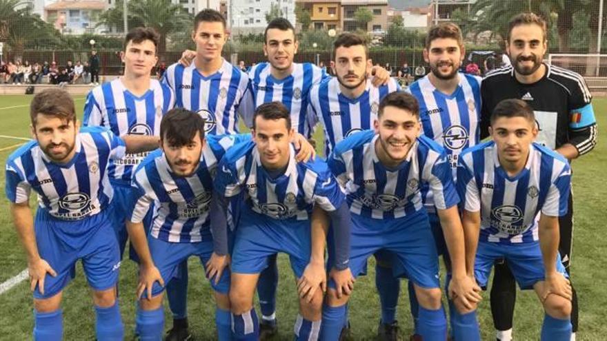 Once inicial del CF Gandia en la presente temporada.