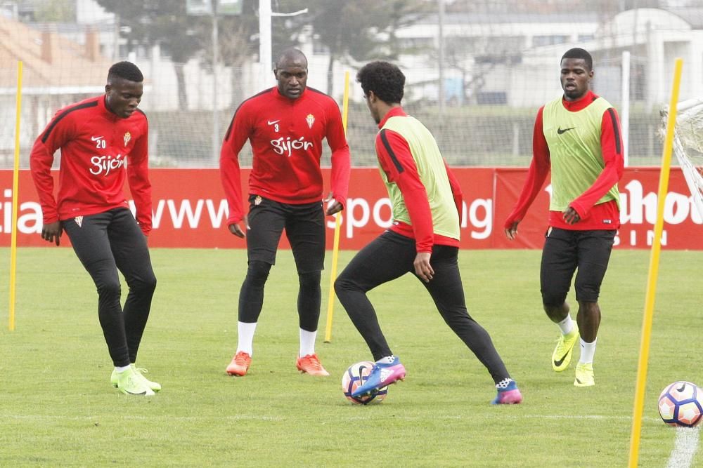 Entrenamiento del Sporting