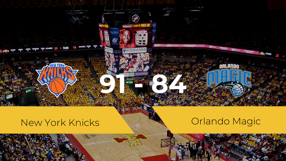 New York Knicks se impone a Orlando Magic por 91-84