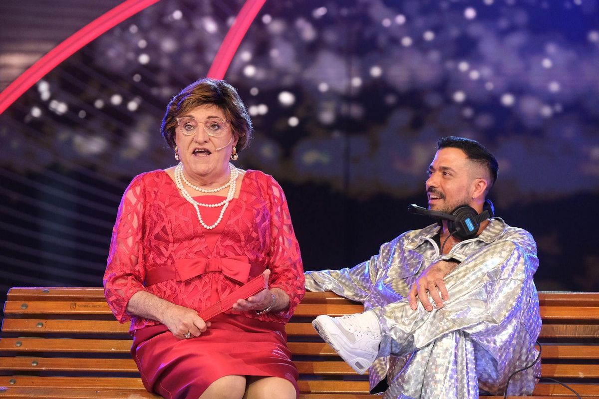 Moncho Borrajo, en su papel de Tía Carmen.