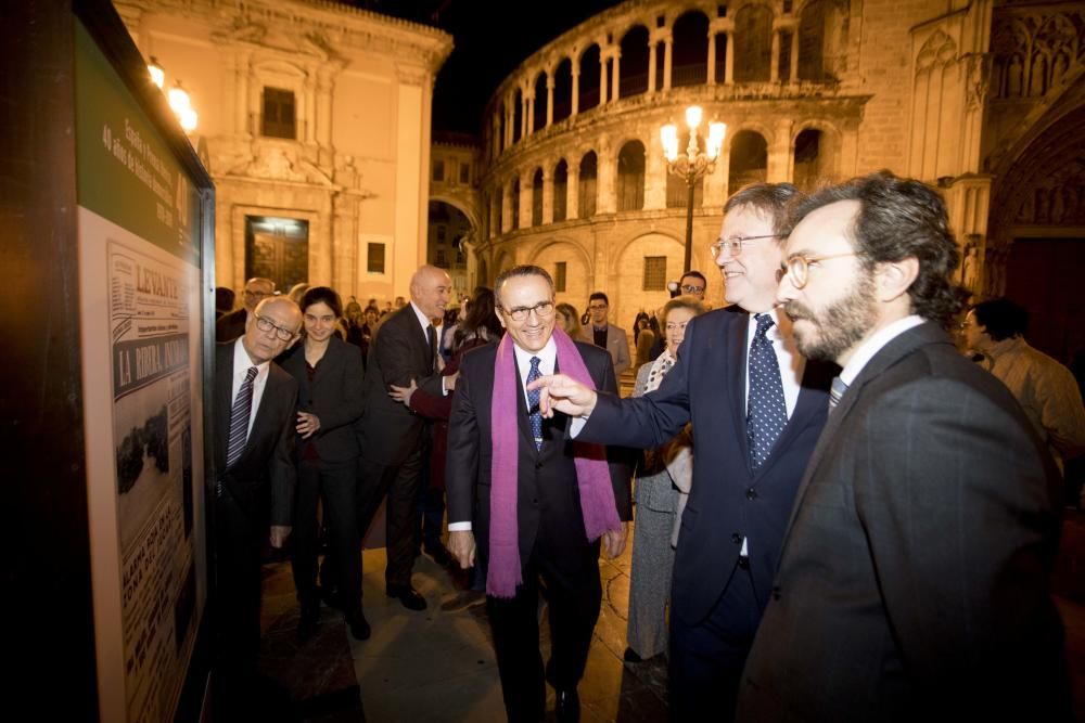 Inauguración de la exposición 'España y Prensa Ibérica: 40 años de historia democrática'