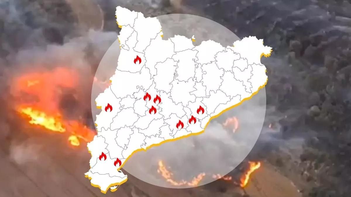 Incendios en Catalunya