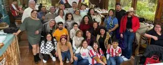 El ágape de paraguayos de Lalín reúne a 80 comensales