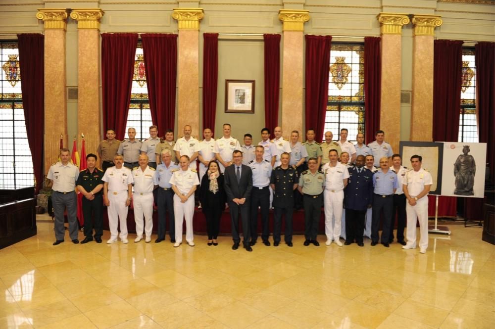 Recepción de Agregados de Defensa Militares Navales y Aéreos