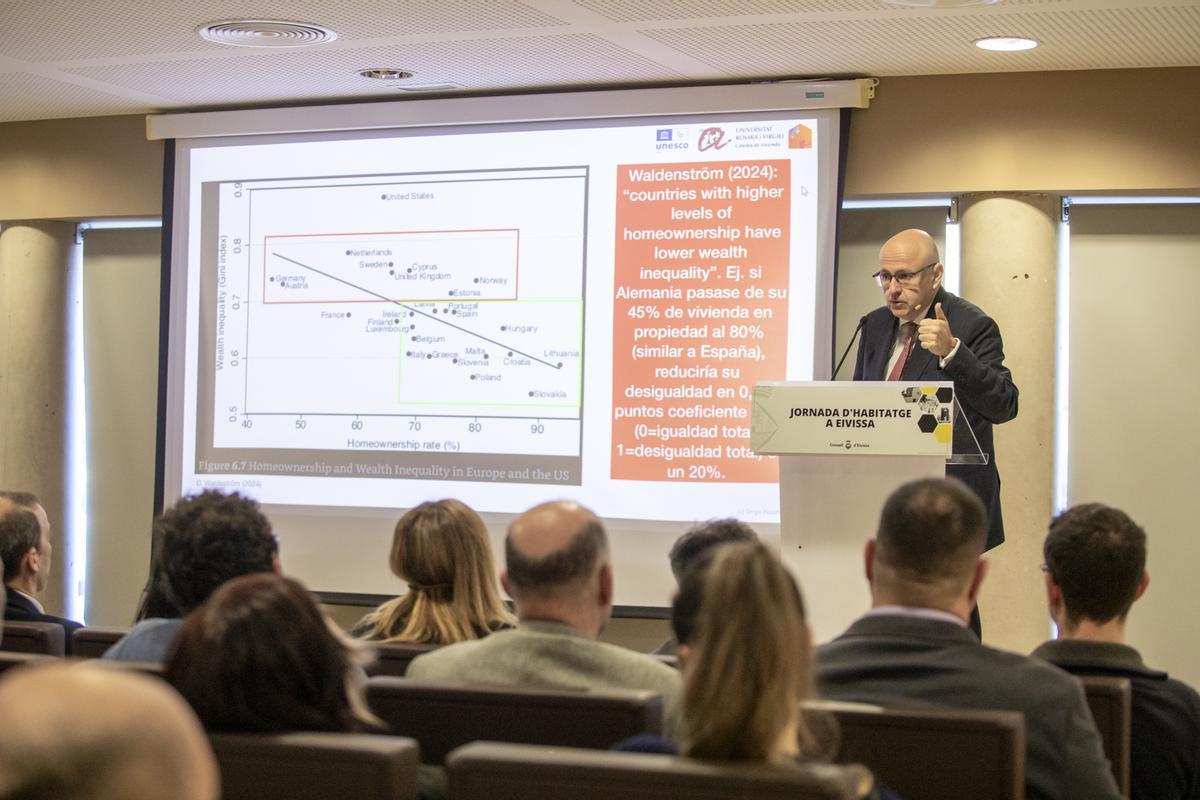 Sergio Nasarre-Aznar, catedrático de Derecho Civil, es un referente europeo en políticas de vivienda.