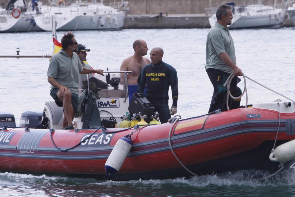 Dispositiu de recerca i rescat dels submarinistes atrapats a la cova dels Arquets el 2014