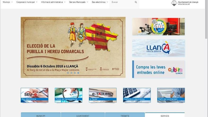 L&#039;Ajuntament de Llançà renova la seva web institucional