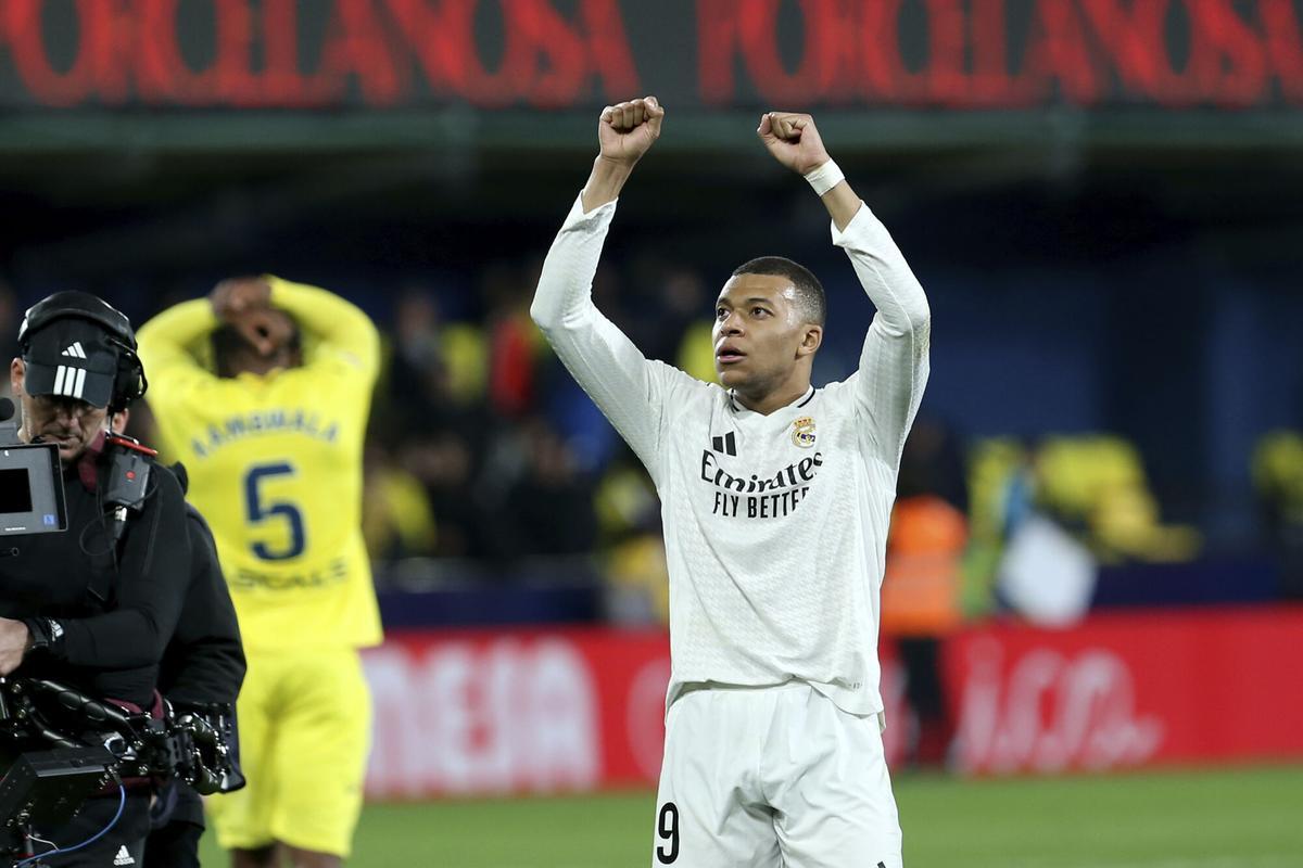 Mbappé propició la victoria del Real Madrid en Villarreal