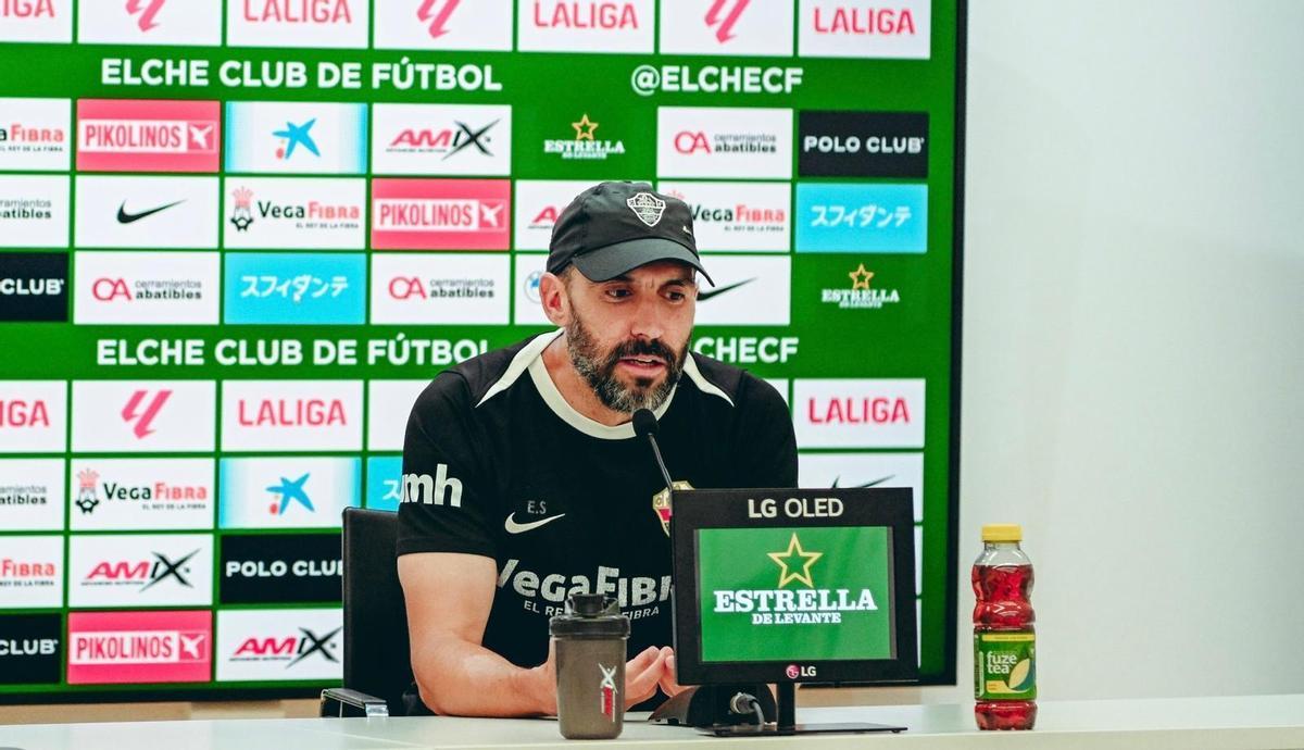 Eder Sarabia, entrenador del Elche