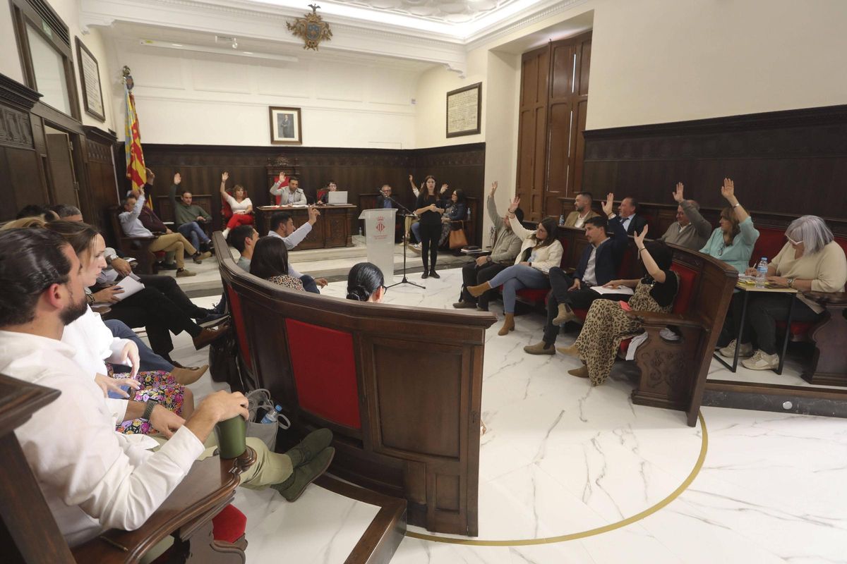 Una reciente votación plenaria.