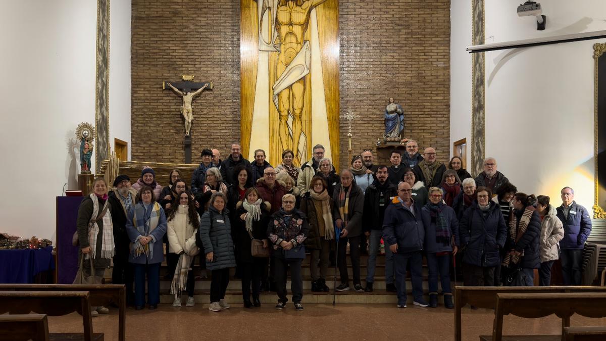 Una de las propuestas se adentró en la iglesia de Alfamén.