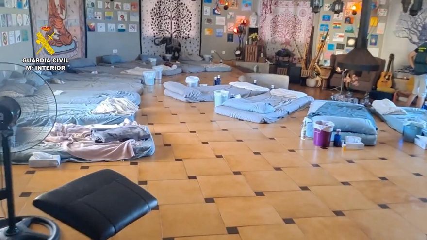 Una imagen del vídeo que captó el apuñalamiento.