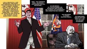 Escena en el Despacho Oval de Droga a la Lluna.