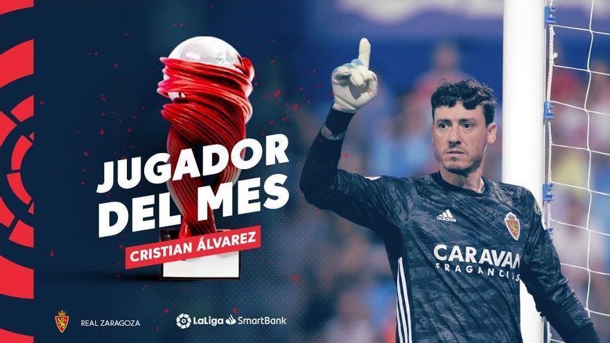 Cristian Álvarez, mejor jugador del mes de febrero