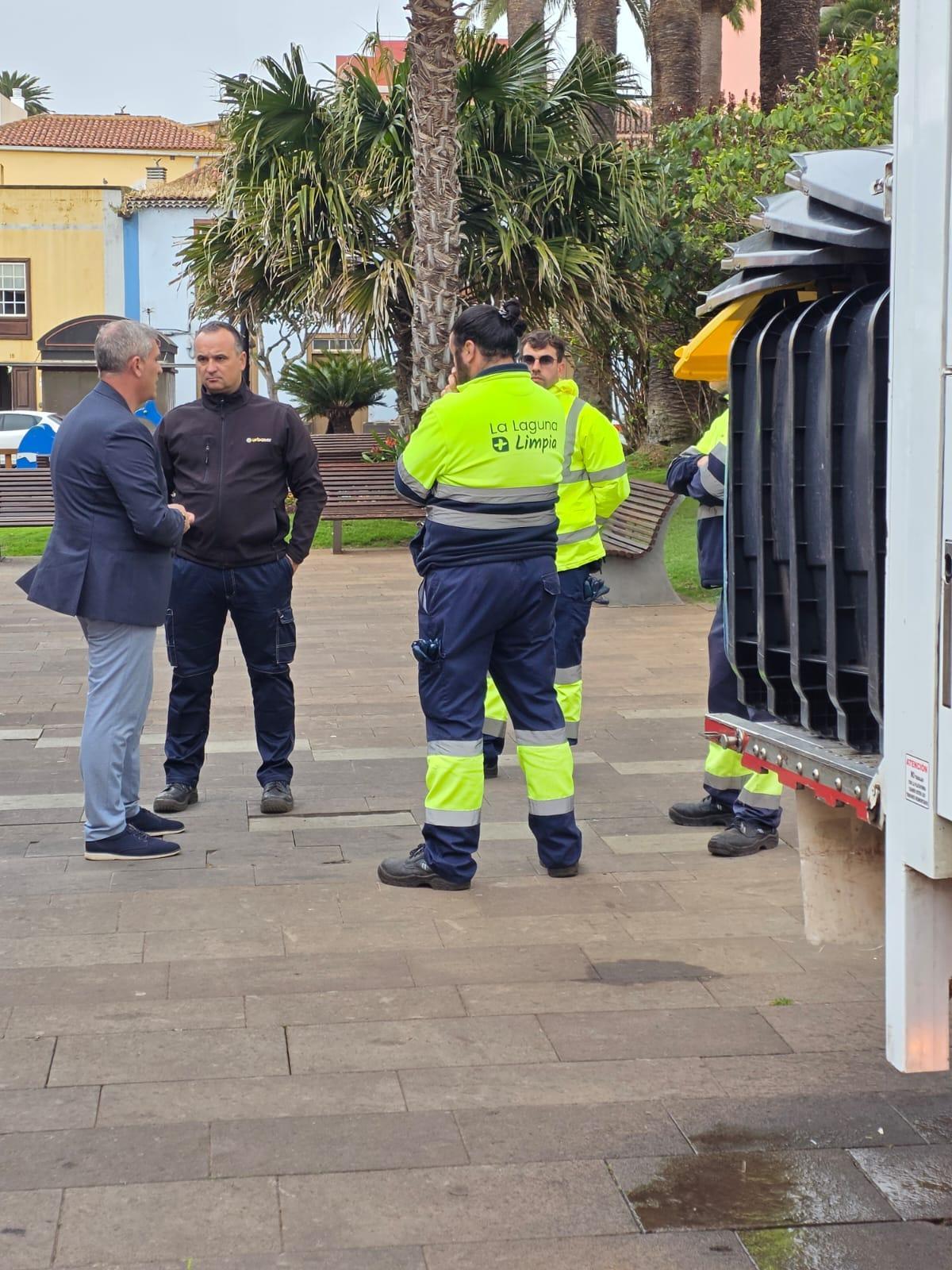 La Laguna realiza una ampliación de las baterías de contenedores ‘quita y pon’, que pasan de 28 a 39 puntos de recogida.