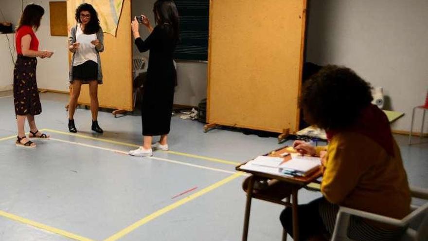 Un momento do proceso de selección celebrado onte no Auditorio. // G.Núñez