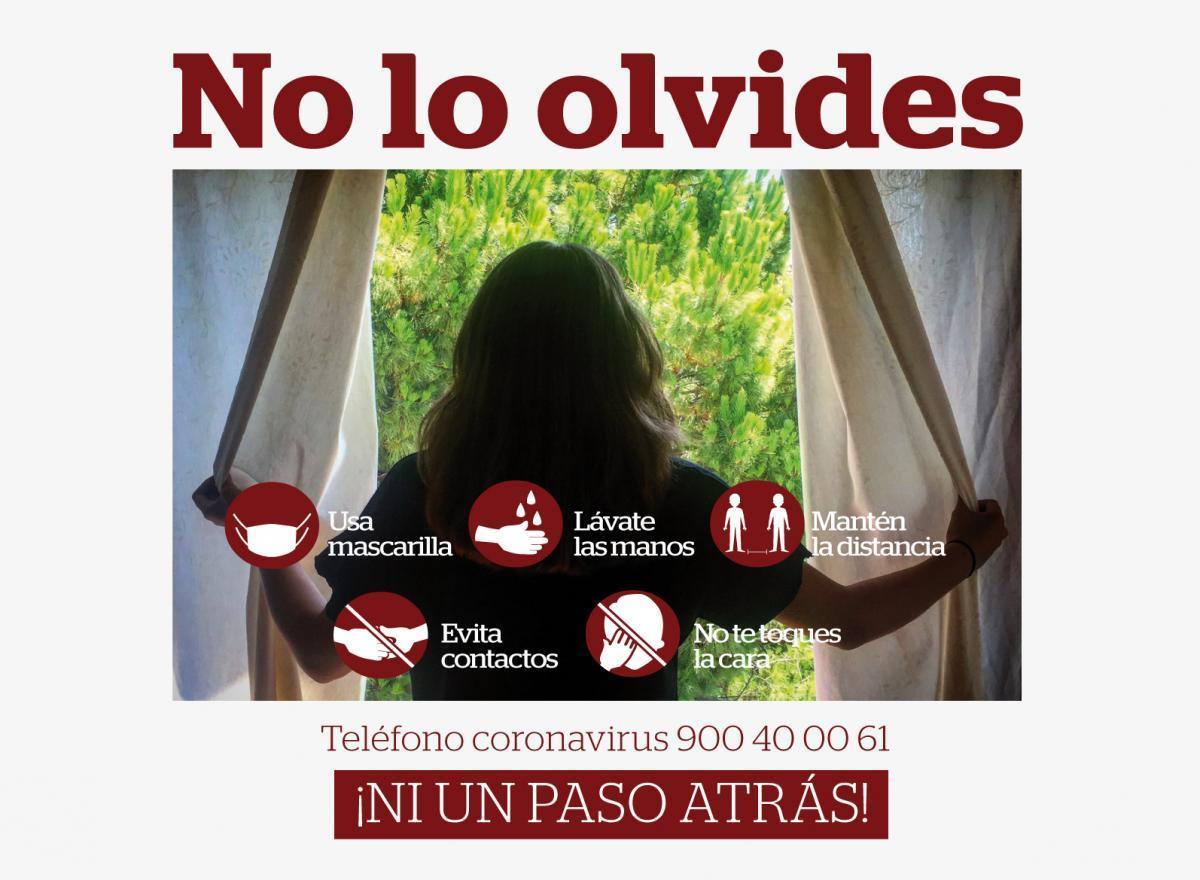 Coronavirus en Córdoba: 'No lo olvides ¡Ni un paso atrás!'